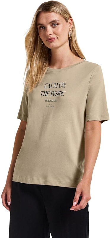 wording print shirt