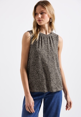 printed jersey top
