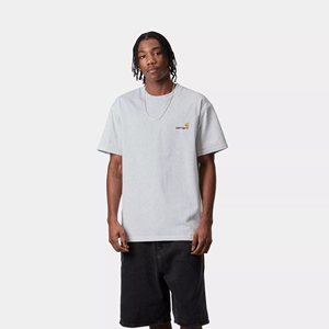 American Script T-Shirt Ash Heather