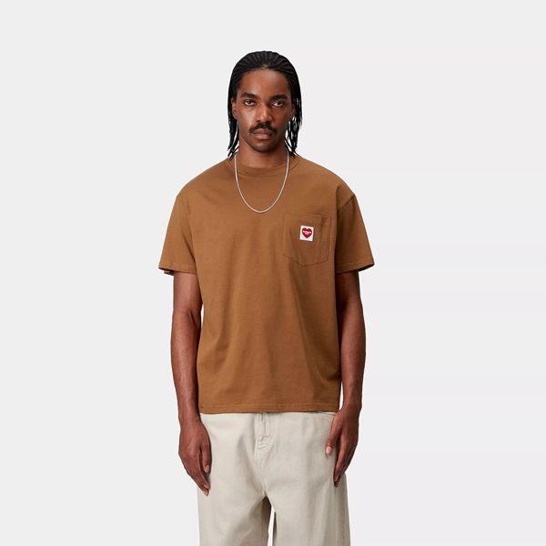 Pocket Heard T-Shirt Hamilton Brown