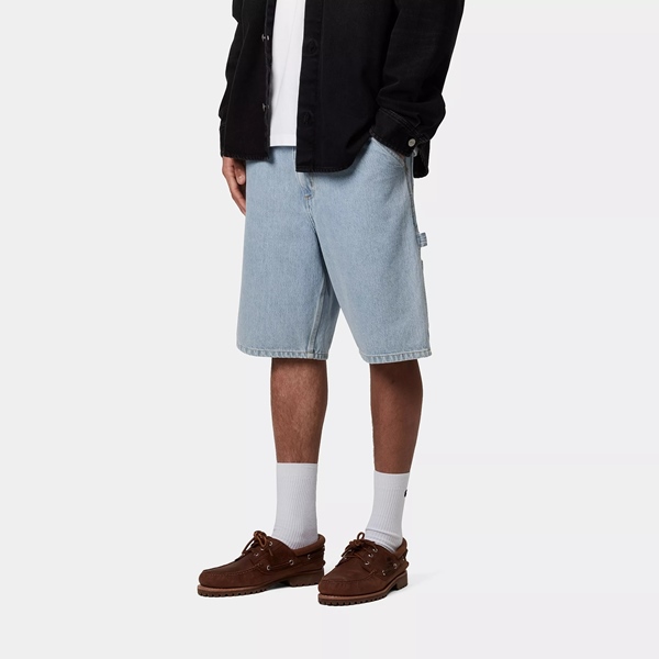 Single Knee Short Blue Heavy
