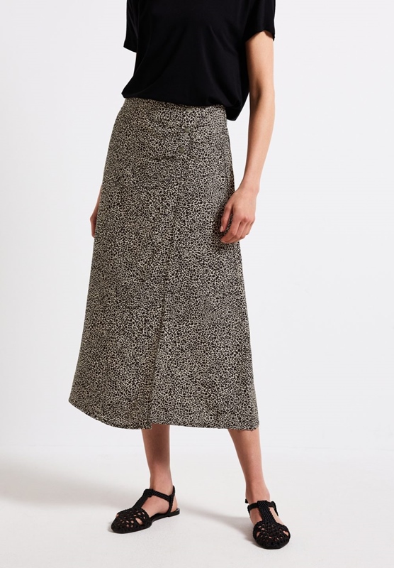 Viscose Wrap Skirt_AOP