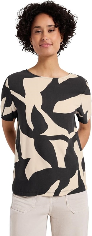 printed shirt w.crossed straps