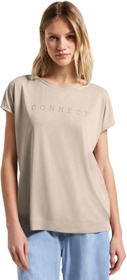 LTD QR silk look shirt w.stone