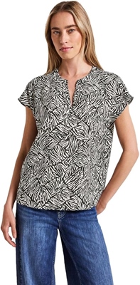 LTD QR Shirtblouse w splitneck
