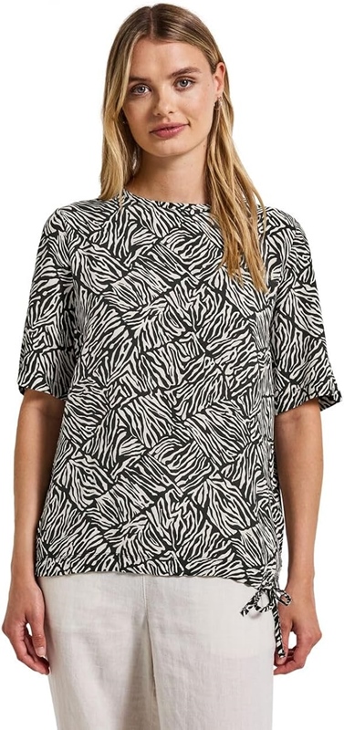 LTD QR printed mat-mix shirt w