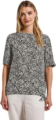 LTD QR printed mat-mix shirt w