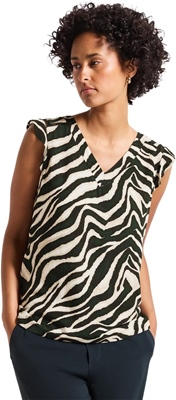 LTD QR printed volant top w.cr