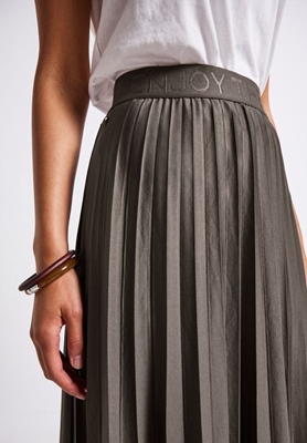 Midi skirt Plissée solid