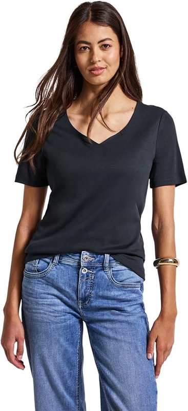 QR shirt w.heart neckline shap