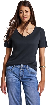 QR shirt w.heart neckline shap