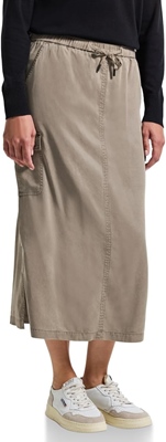 washed Cargo skirt_solid