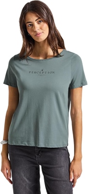 basic wording print shirt