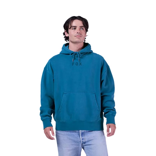 Wordmark Oversized fleece PO Blue