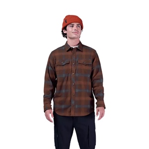 Survivalist Core Flannel LS Dark Brown