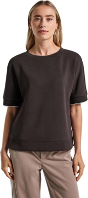LTD QR silk look shirt w.rib c