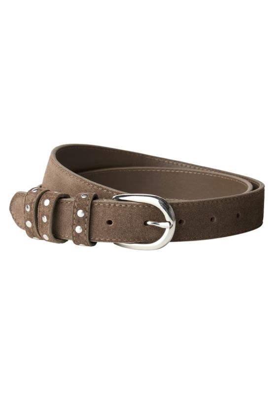 BC_Velour Belt with Rivets