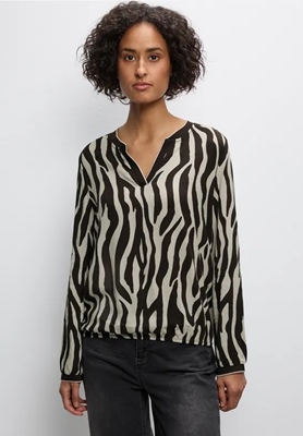 Tunic blouse w elastic tape de