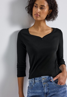 LTD QR basic shirt w.button pa