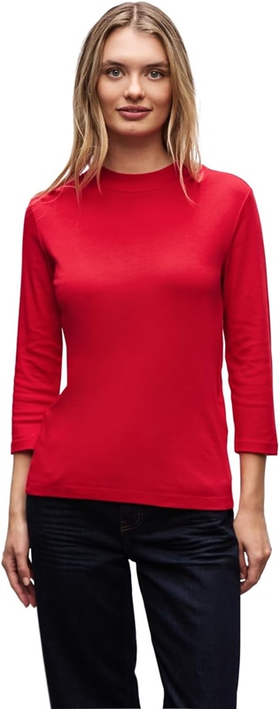 basic turtle neck shirt 3/4 sl