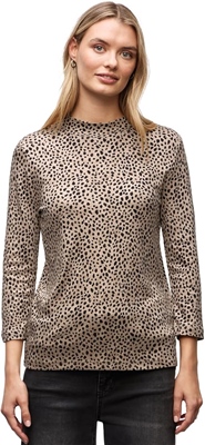 printed basic turtle neck shir