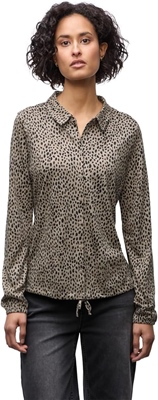 LTD QR printed jersey blouse w