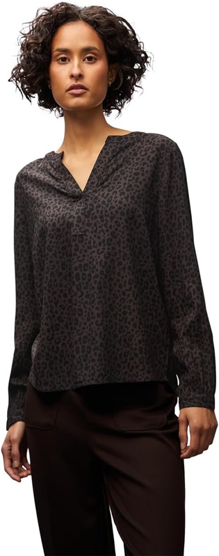 LTD QR Splitneck tunic blouse