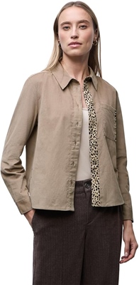 LTD QR Corduroy blouse w pipin