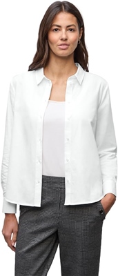 Buttoned cotton Shirtcollar bl