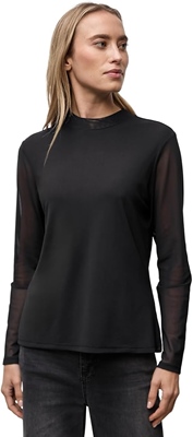 mesh turtle neck shirt