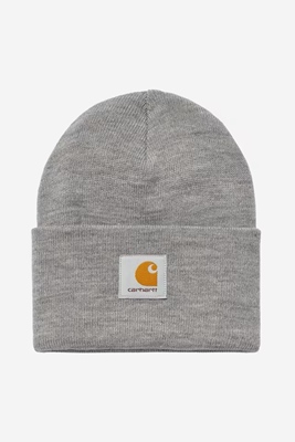 Acrylic Watch Hat Grey Heather