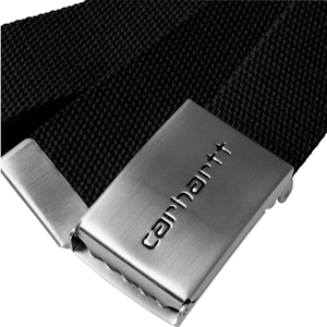 Clip Belt Chrome Black