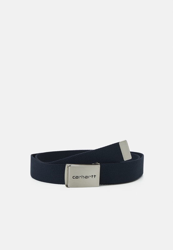 CLIP BELT CHROME NAVY