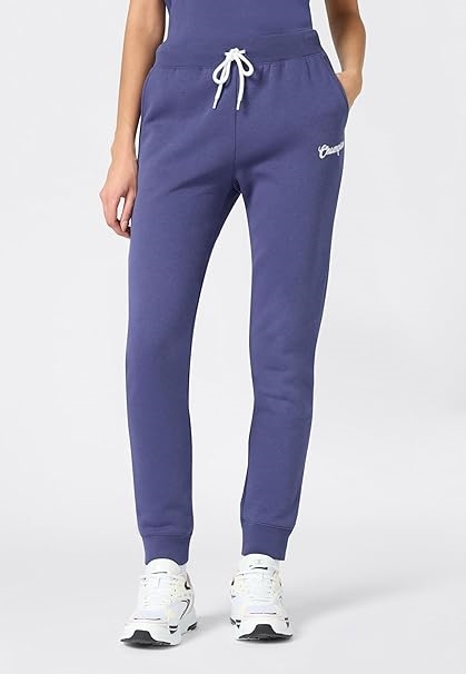 Rib Cuff Pants Blue